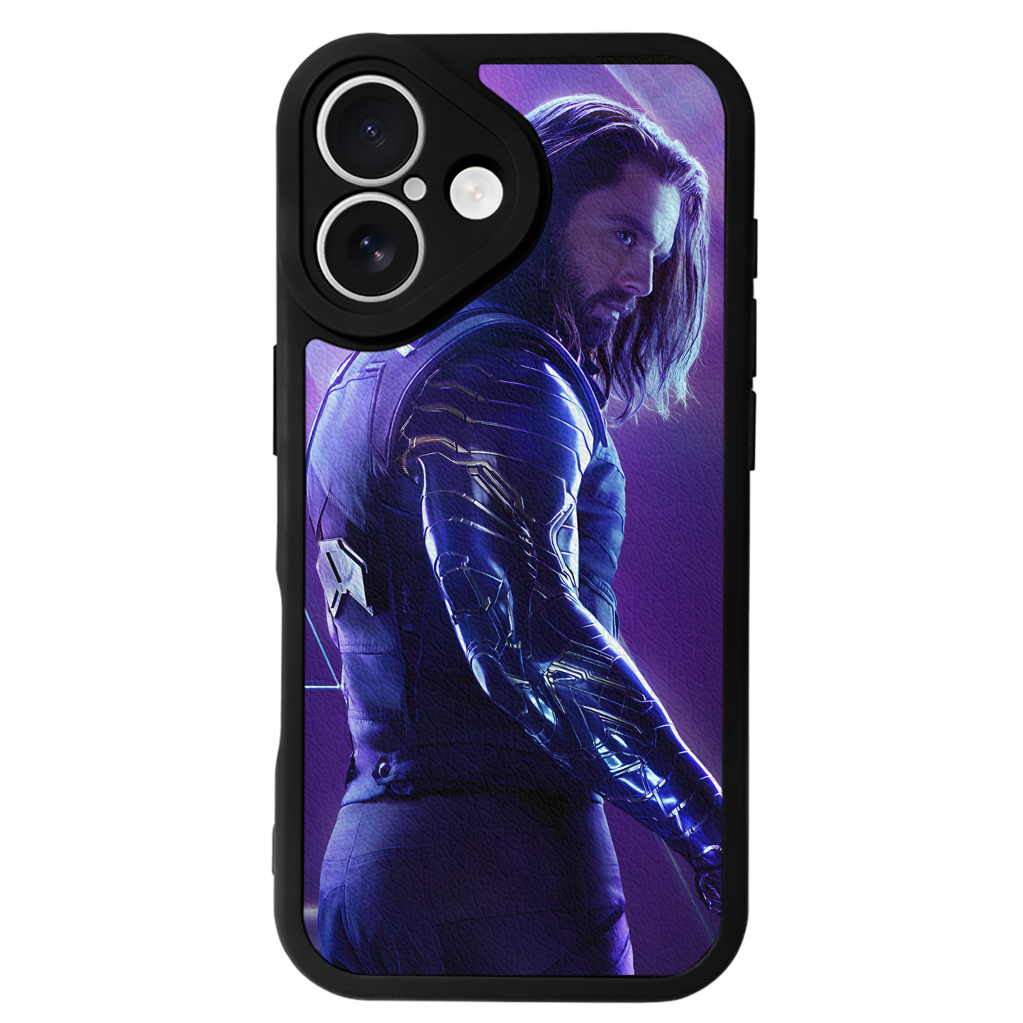 （画像用） アベンジャーズ The Avengers 【iPhone 16シリーズ対応】シリコンスマホケース（レザー調） 材質：シリコン
